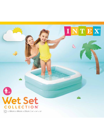 Intex Planschbecken "Play Box" 86x86x25cm ab 12 Monate in grün