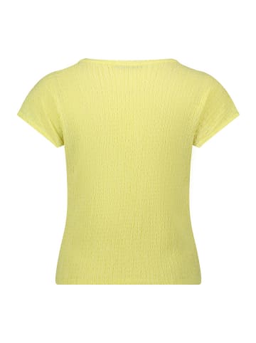 Betty Barclay Strukturshirt mit U-Boot-Ausschnitt in Gelb