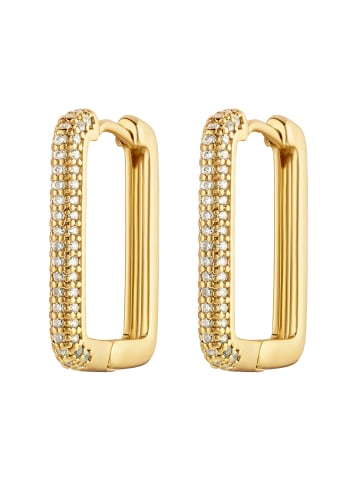 Steel_Art Ohrclip Damen Odilla silberfarben poliert in goldfarben