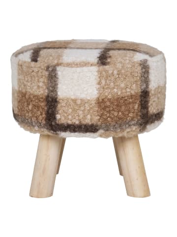 ebuy24 Hocker Aberdeen Braun 31 x 31 cm