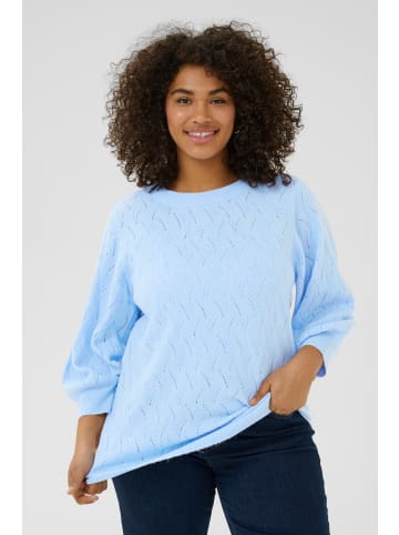 KAFFE curve Strickpullover KCanita in Windsurfer