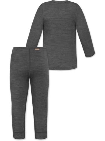 Normani Outdoor Sports Baby Merino Pullover und Merino Hose in Anthrazit