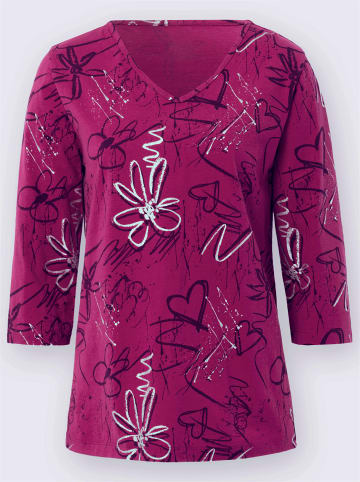 Sieh an! Shirt in fuchsia