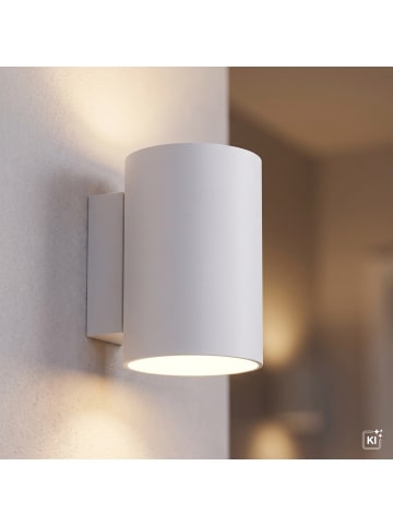 Licht-Erlebnisse Wandlampe (B)8 x (H)10 cm in Weiß