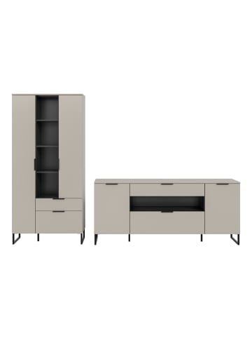 ebuy24 Regalsystem Noida (2-teilig) Kaschmir 240 x 41 cm