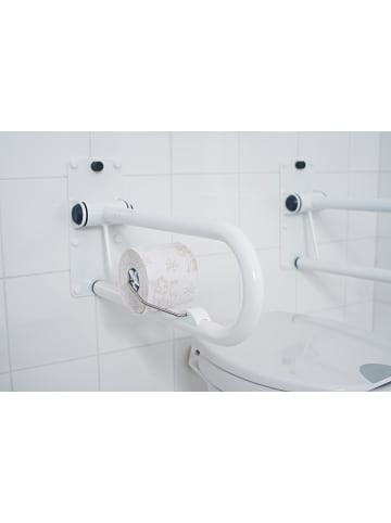 RIDDER WC-Papierhalter für WC-Aufstehbügel Tim weiß