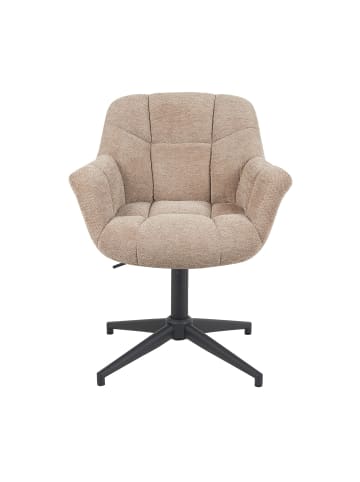 DUBI Möbel 2er-Set: Bürostuhl Mika-Nala in Beige - (B)65 x (H)78 x  (T)66 cm