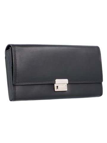 Esquire Geldbörse Leder 18.2 cm schwarz