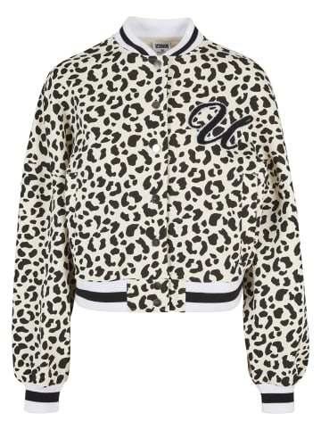 Urban Classics College Jacket in whitesandleo/whitesand