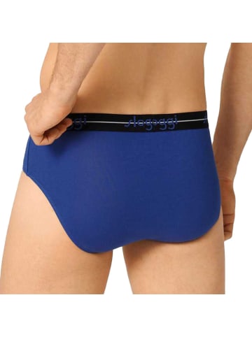 Sloggi Slip 4er Pack in Schwarz/Blau