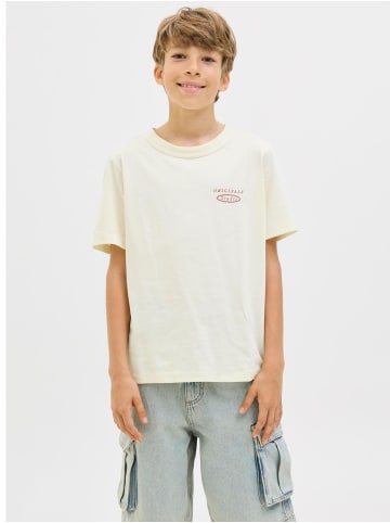 JACK & JONES Junior T-shirt in Antique White