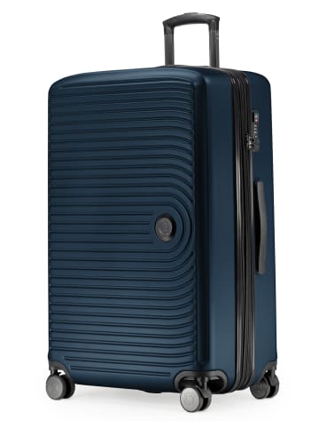 Hauptstadtkoffer Mitte - Großer Reisekoffer Trolley 77cm XXL Erweiterung TSA 130L in Dunkelblau