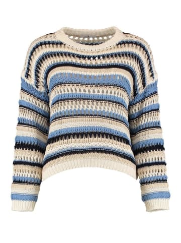 Hailys Pullover in soft blue stripe