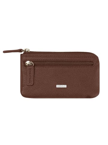 Redolz Leather Essentials Schlüsseletui Leder 11.5 cm in cognac