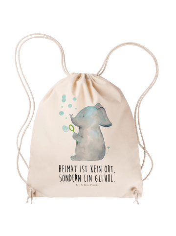 Mr. & Mrs. Panda Tasche Elefant Seifenblasen mit Spruch in Creme