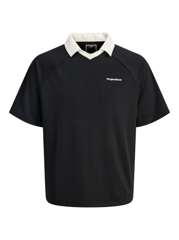 JACK & JONES PLUS Poloshirt in Black