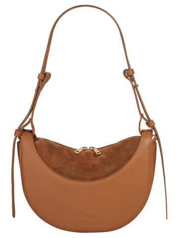Samantha Look Umhängetasche echt Leder in cognac