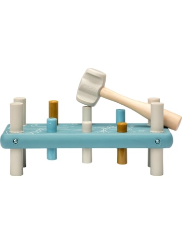 Micki Klopfbank Drache in blau