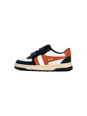 Gola Hawk Strap Kindersneaker aus Leder Weiß