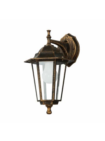 Licht-Erlebnisse Außen Wandlampe (B)17 x (H)36 cm in Kupfer Antik