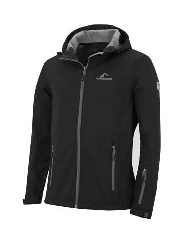 Westfjord Herren Softshell Jacke "Eldfjall" in Schwarz / Grau