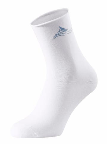 WITT WEIDEN Socken in weiß + schwarz + steingrau