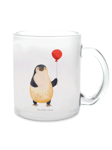 Mr. & Mrs. Panda Tee Tasse Pinguin Luftballon ohne Spruch in Transparent