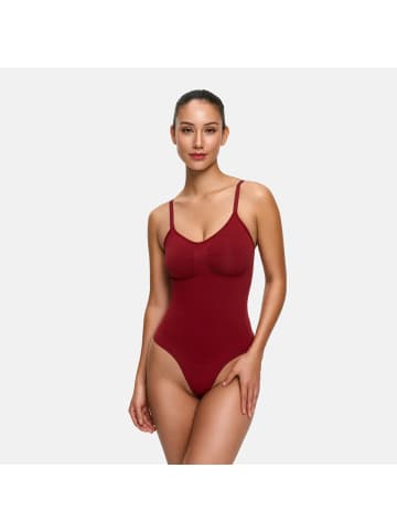 CFAB Figurformender Body mit String in Weinrot