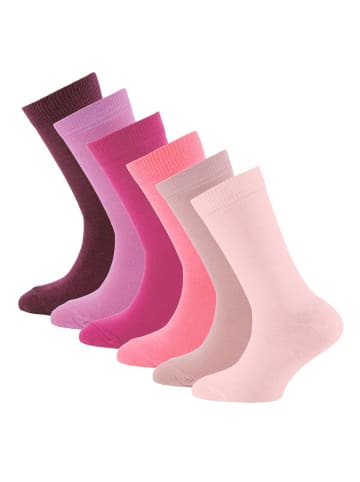 ewers Socken 6er Pack in Flieder/Rosa/Beere