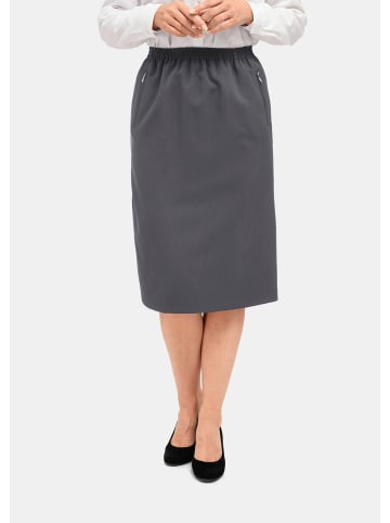 GOLDNER Reiseschlupfrock Knitterfreier Reiseschlupfrock in dunkelgrau