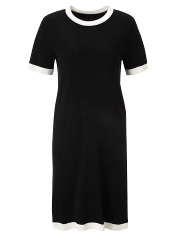 Aniston CASUAL Strickkleid in schwarz-wollweiß