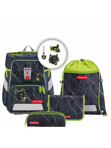 Step by Step Space - Schulranzen Set 5tlg. (Manta Rio) in Danger Cat Chiko