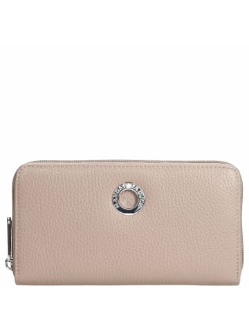 Mandarina Duck Mellow Leather - Geldbörse 12cc 19 cm in warm taupe