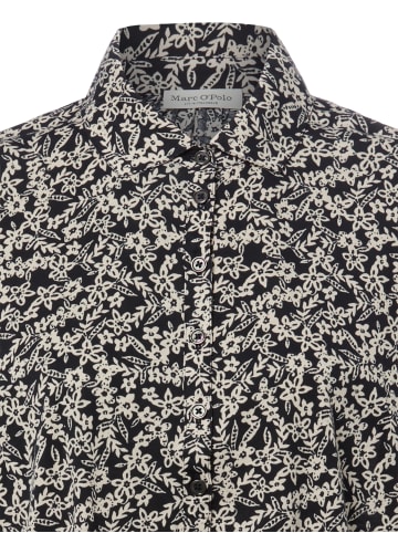Marc O'Polo Bluse in schwarz beige