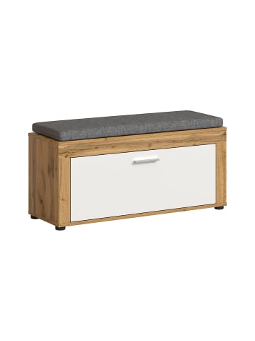 ebuy24 Sitzbank Jam Weiß 100 x 35 cm