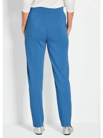 GOLDNER Stoffhose Elegante 7/8-Schlupfhose SARA in blau