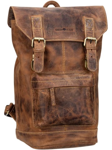 Greenburry Rucksack / Backpack Vintage 1689S in Sattelbraun