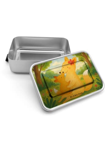 Mr. & Mrs. Panda Lunchdose Fuchs Mama Design ohne Spruch in Weiß