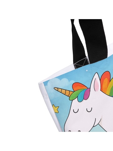 Mr. & Mrs. Panda Damen Schultertasche Einhorn Happy Design ohne ... in Weiß