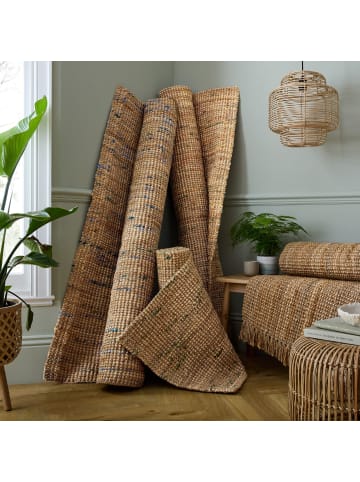 KADIMA DESIGN Juteteppich Jute Naturbelassen, Wohnzimmer in Natur-Multicolor