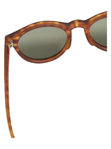 Urban Classics Glasses in brown leo/green