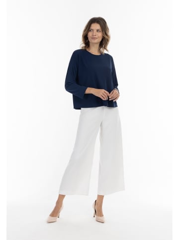 usha BLACK LABEL Damen Langarmbluse in Marine