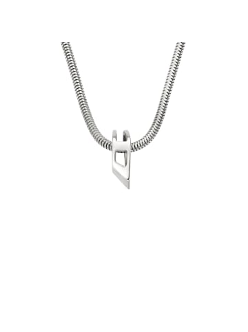 Diesel Halskette D LOGO in silber