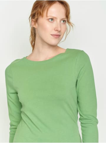 GreenBomb Longsleeve Basic in Meerjungfrau Grün