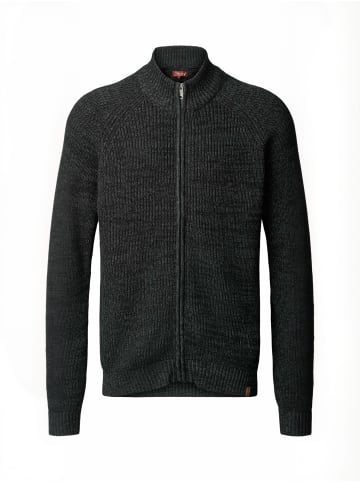 MCS Strickjacke MCKace in Dark Grey Melange