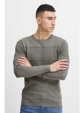 11 Project Strickpullover PRYannis Fine-Knit Pullover - 21300993-ME  Moderner Strickpullover in Grau