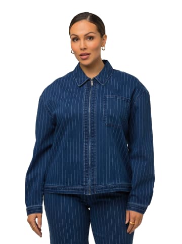 Ulla Popken Kurzjacke in jeansblau