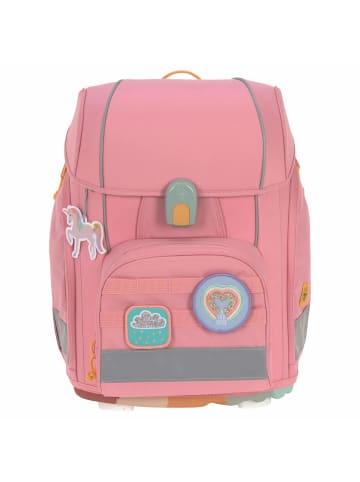 Lässig School Set Boxy Unique - Schulranzen Set 7tlg. (Gradient Green/Blue) in Pink