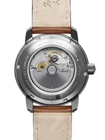 Zeppelin Herrenuhr Méditerranée Automatik Gangreserve Braun