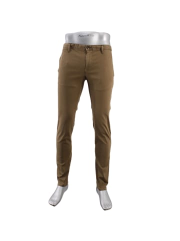 ALBERTO THE LIGHT JEANS CHINO in Brown